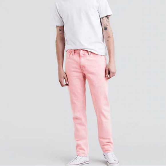 Men’s Levis 511 Sz 34/29 Pink Slim Fit Jeans - Picture 2 of 16